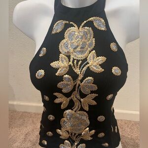 Ark & Co sequin halter‎